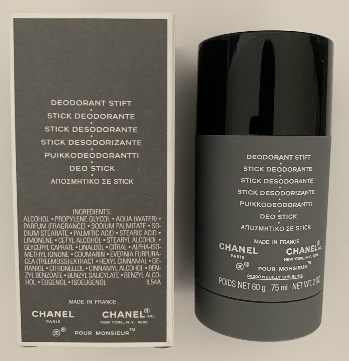Chanel Pour Monsieur Deodorant Stick 2.0 Oz 75 ml NEW SEALED eBay