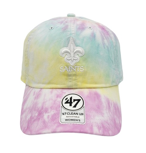 New Orleans Saints Women's '47 Truckin Tie Dye Clean Up Relaxed-Fit Hat Cap NEW - Picture 2 of 7