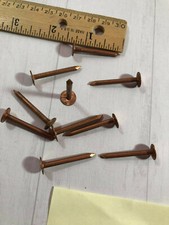 Copper Nails for Roofing  Crafts New Solid Copper Nails 10 PCS