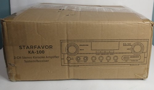 Starfavor KA-100 2-CH Stereo Karaoke Amplifier System/Receiver - Picture 7 of 8