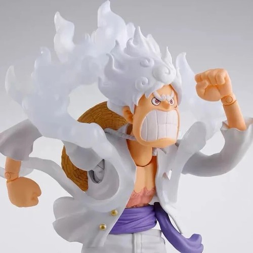 Figura de acción One Piece Monkey D Luffy Gear 5 Sun God Nika Luffy PVC - Imagen 4 de 19