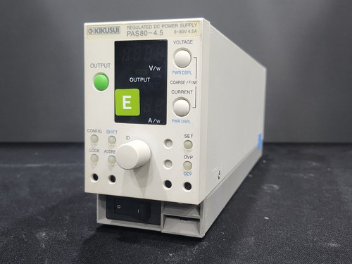 KIKUSUI PAS80-4.5 Regulated DC Power Supply 80V / 4.5A (3551) - Picture 1 of 5