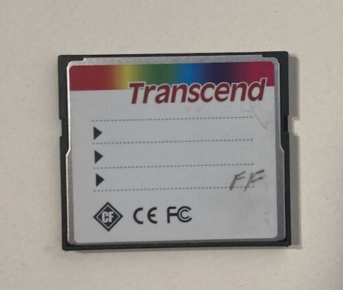 Transcend 128MB CF Card 80X CompactFlash Card 128MB 80X - Picture 2 of 2