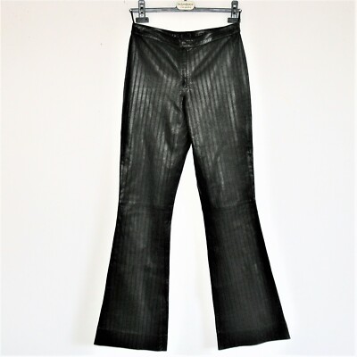 Gucci Tom Ford 1999 The Iconic Leather Pintuck Pants