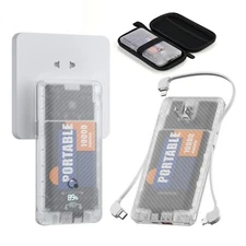 10000mAh Portable Charger,Q Slim USB C Power Bank,5 Output 2 Input 20W Travel...