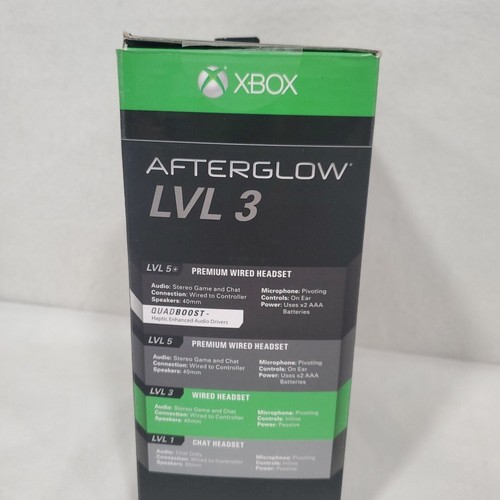 Afterglow LVL 3 Kabelgebundene Kopfhörer für Xbox One mit OVP GETESTET Schwarz - Bild 7 von 14