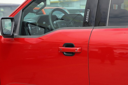 Black Exterior Door Handle Bowl Cover Trim Decoration Overlay For Ford F150 21+ - Bild 5 von 12