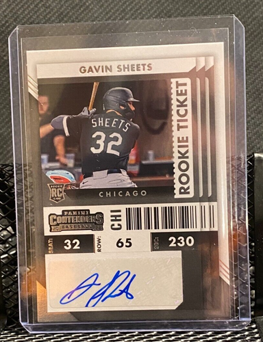 Gavin Sheets 2022 Chronicles Contenders Rookie Ticket Auto (RC) - White Sox - Picture 1 of 2
