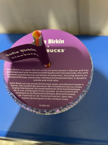 Starbucks Summer 2024 Sofie Birkin Rainbow Pride Bling Studded Venti Tumbler - Picture 4 of 4