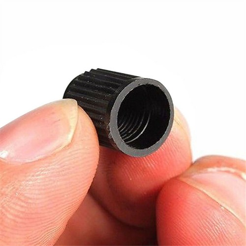 100X Black Plastic Tire Valve Air Dust Cover Stem Caps - Wheel Car Truck Bike AU - Picture 11 of 13