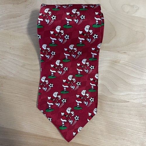 Cravatta collo Hallmark uomo seta stampa natalizia lunghezza 59" larghezza 3,5" - Foto 5 di 8