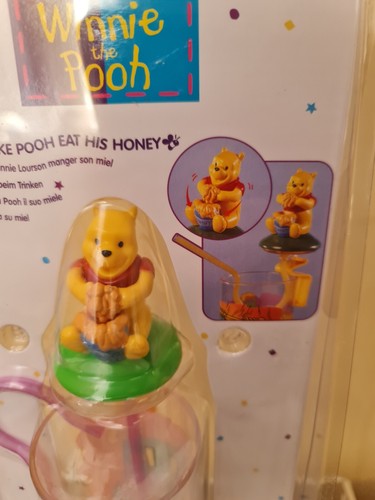 Taza y pajita Winnie The Pooh vintage nueva en embalaje - Imagen 8 de 8