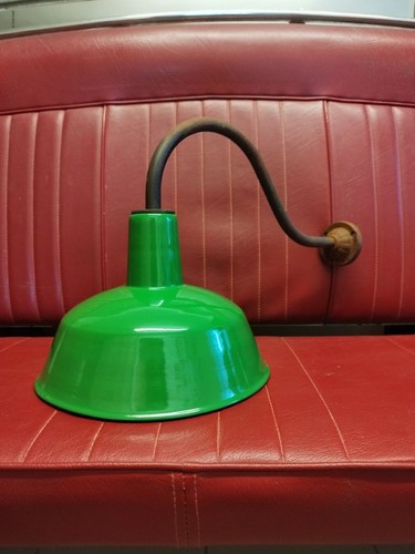 KE1374 EmailleWandlampe Hoflampe Stalllampe Aussenbeleuchtug - Bild 10 von 10