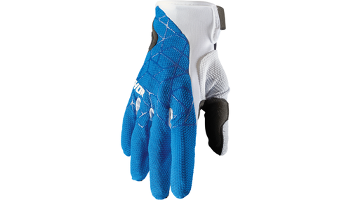 NEW THOR S21 Draft Gloves - Blue/White - Large - MOTORCYCLE/OFFROAD/ATV