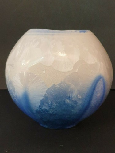 AUSTRALIAN STUDIO POTTERY CRYSTALLINE GLAZE VASE BY JOHN STROOMER - Picture 7 of 7