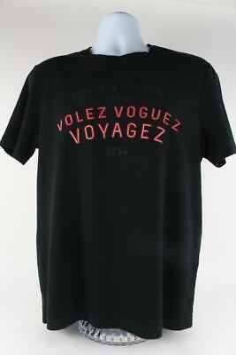 LOUIS VUITTON- VOLEZ VOGUEZ VOYAGEZ Tシャツ | testes.metalesp.com.br