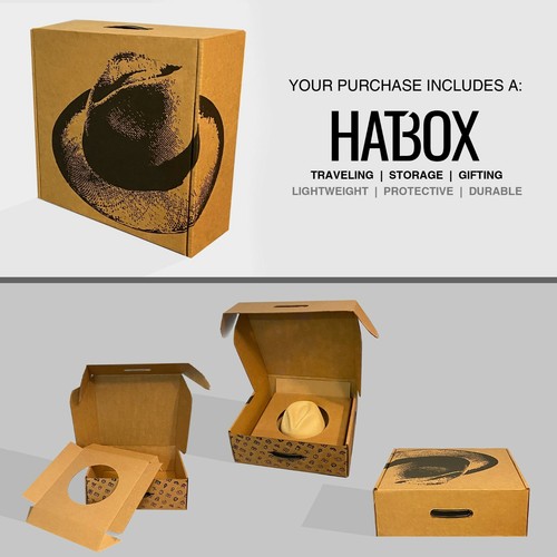 Genuine Panama Hat | Teardrop Fedora | Made in Ecuador | GPH + Hatbox - Picture 10 of 17