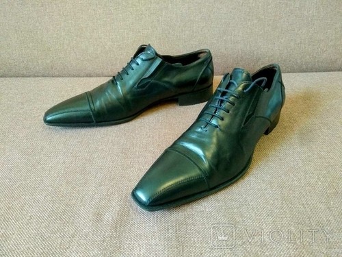 Cesare Paciotti Italy Men's Shoes 9.5 Sz Leather Oxford Black Oxford 43 EU - Picture 4 of 11