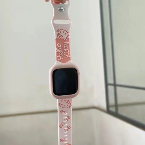Apple iWatch 1/2/3/4/5/6/7/8/9 Strap Cute Cat Soft Silicone Watch Strap Band - 第 19/21 張圖片