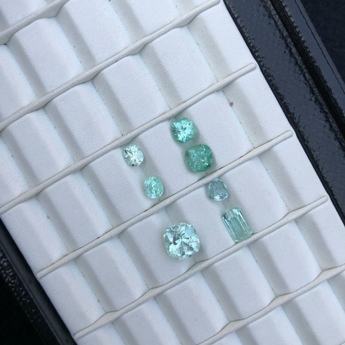 8.70 Ct Natural Faceted Cut Aqua Color Tourmaline Gemstone Origin Afghanistan - Picture 9 of 13