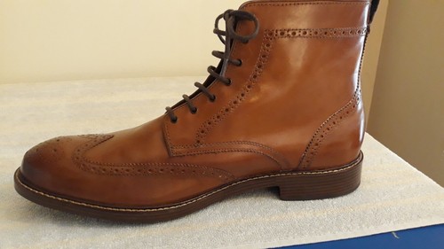 Cole Haan Wingtip Chukka Oxford Boots Herren 13 M Braun Leder - Bild 4 von 10