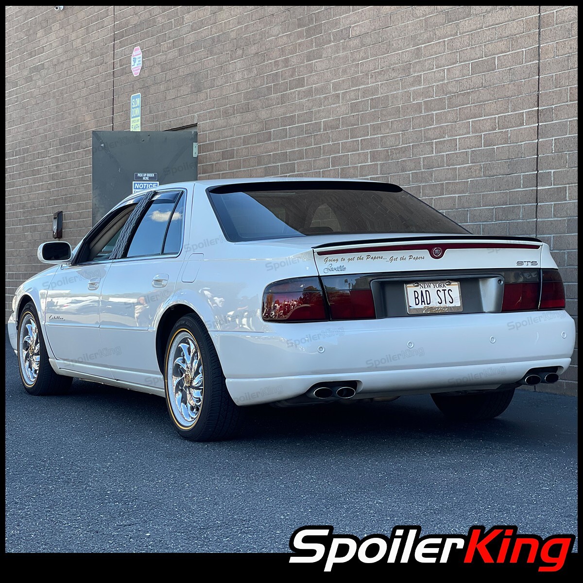 COMBO Rear Roof Wing & Trunk Spoiler (Fits: Cadillac Seville 1998