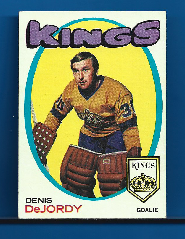 1971-72 Topps Denis DeJordy #63 Los Angeles Kings EX+