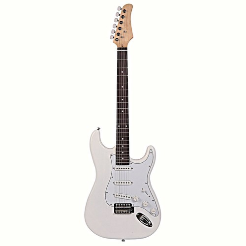 Full-Size All White 39" Electric Guitar Package with Gig Bag & More Unbranded - Picture 2 of 13