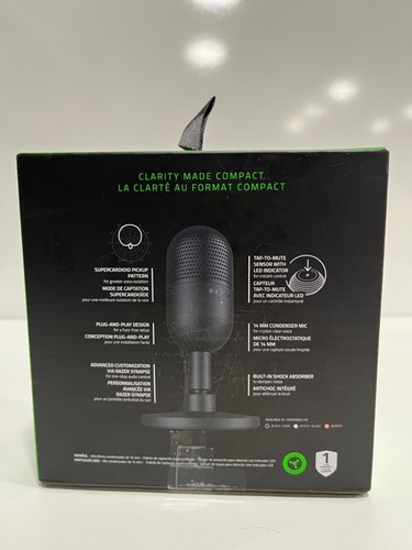 Razer Seiren V3 Mini Ultra Compact Condenser USB Microphone - Picture 3 of 3