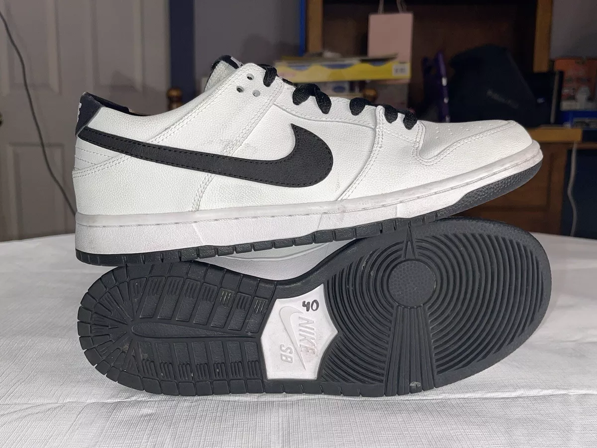 Nike SB Dunk Low Ishod Size 9.5 White/Black/White 819674-101 eBay