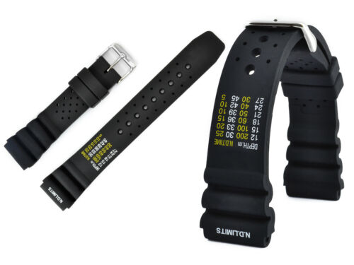 BRACCIALE SUBACQUEO CINTURINO IN SILICONE CINTURINO PER OROLOGIO SPORT EXTREM... - Foto 4 di 23