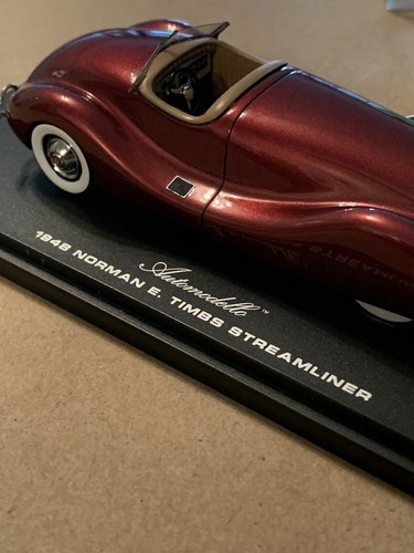 RARE AUTOMODELLO 1948 NORMAN E TIMES STREAMLINER CAR 1/43 - LIM EDITION OF 999 - Picture 8 of 9