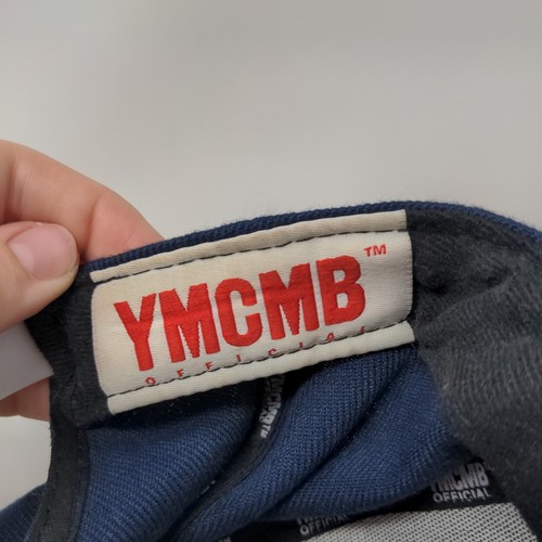 YMCMB Snapback Mütze blau Einheitsgröße verstellbar bestickt Colorblock - Bild 9 von 9