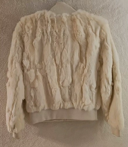 Bagatelle Rex Rabbit Fur Jacket Size Small - Picture 2 of 8