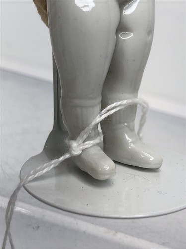 4.25” Antique German All Bisque Doll Frozen Charlotte Molded Shoes Socks #X - Picture 16 of 21
