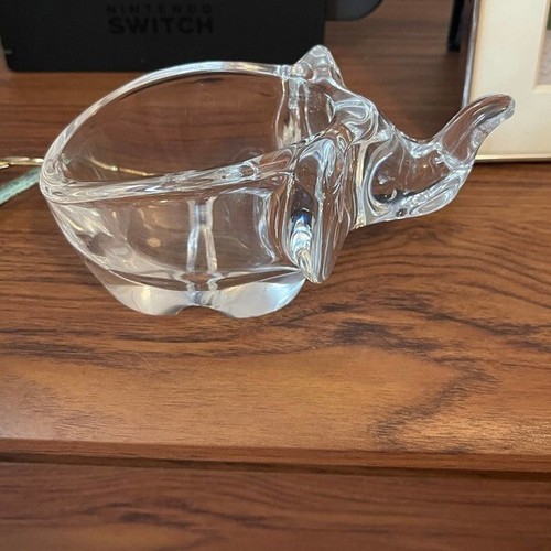 Sasaki Kristallglas Elefant - Bild 3 von 4