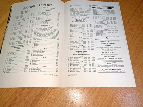Autumn 1965 AMERICAN WHITE WATER, The Journal of the American White-Water Aff. - Foto 6 di 11