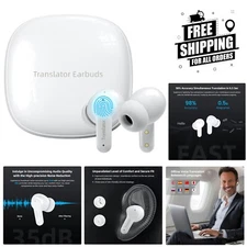 AI Translation Earbuds with 144 Languages - Effortless Communication Anywhere