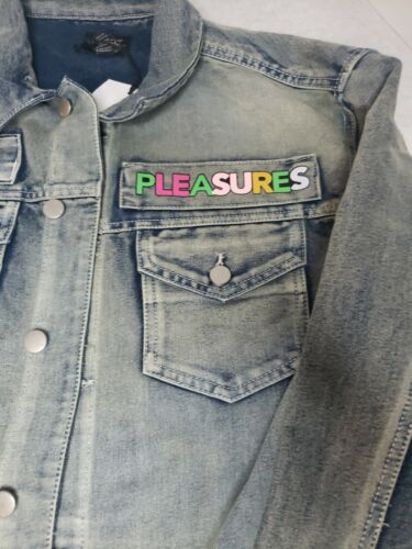 Wesc Trucker Guikty Pleasures Denim Jacket Unisex Size Mens M Women’s L NWT - Picture 4 of 12