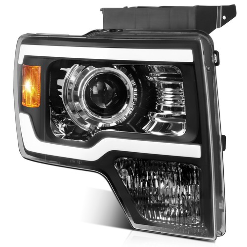 PAIR/2PCS Halogen Projector Headlight Assy W/ DRL For 2009-2014 Ford F-150 F150 - Picture 14 of 24