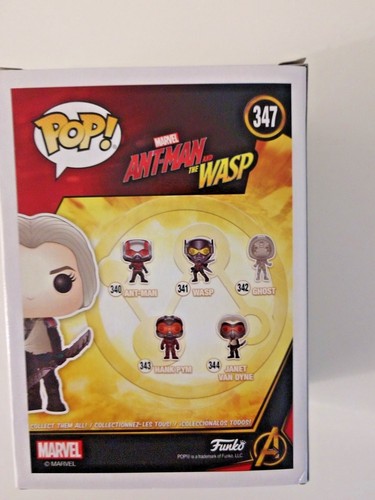 Pop! MARVEL #347 JANET VAN DYNE UNMASKED ANTMAN AND THE WASP TARGET EXCLUSIVE - Picture 4 of 7