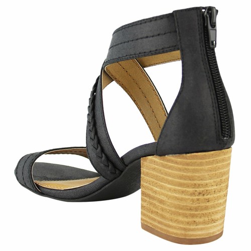 DAMEN-SANDALEN NICHT BEWERTET * QILA * FARBE ~ SCHWARZ GRÖSSE 8,5 M - Bild 2 von 3