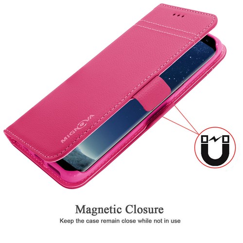 For Samsung Galaxy S9 S8 Plus Note 8 Flip Card Slot Wallet Leather Case Cover    - Picture 27 of 35