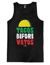 Tacos Before Vatos - Funny Cinco De Mayo Men's Tank Top