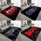ACDC Rock Bands Anti-Slip Floor Rugs Carpets Doormat Living Room Decor Mat Gift