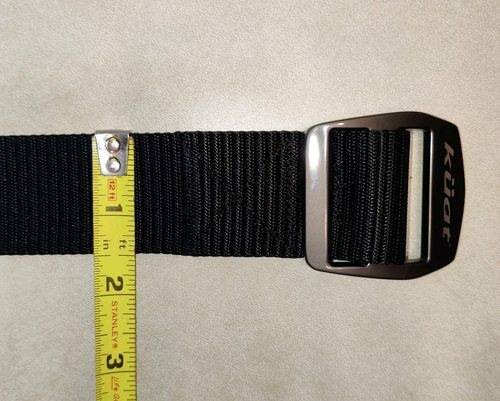 Kuat Racks Waist Belt Tie Strap Webbing 47 Inches Long 1.5 Inches Wide Black - Picture 6 of 7