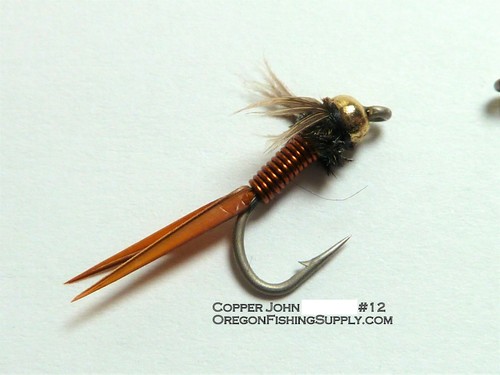 Copper John Gold Bead Nymph #12, FREE shipping on All Additional Items, (6 ea.) - Picture 2 of 4