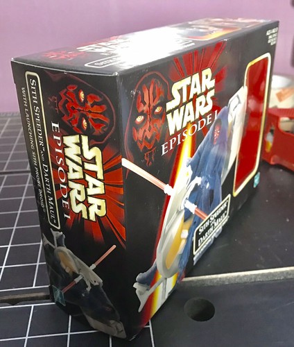 Star Wars Episode I: Sith Speeder and Darth Maul Action Figure new in box hasbr - Picture 3 of 9
