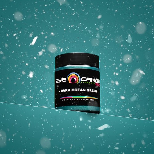 Dark Ocean Green Mica Powder Pigment for DIY Arts and Crafts - Picture 7 of 9