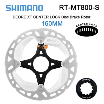 パーツ SHIMANO DISC BRAKE ROTOR RT-MT800 160mm Shimano XT SM-MT800-SS Centerlock Mountain Brake Rotor